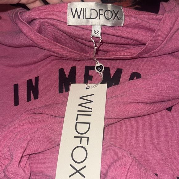 Wildfox In memory of when I slept in pink long sleeve - Picture 2 of 2